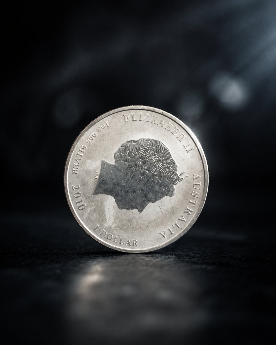 Серебряная монета Австралия 1 доллар 20