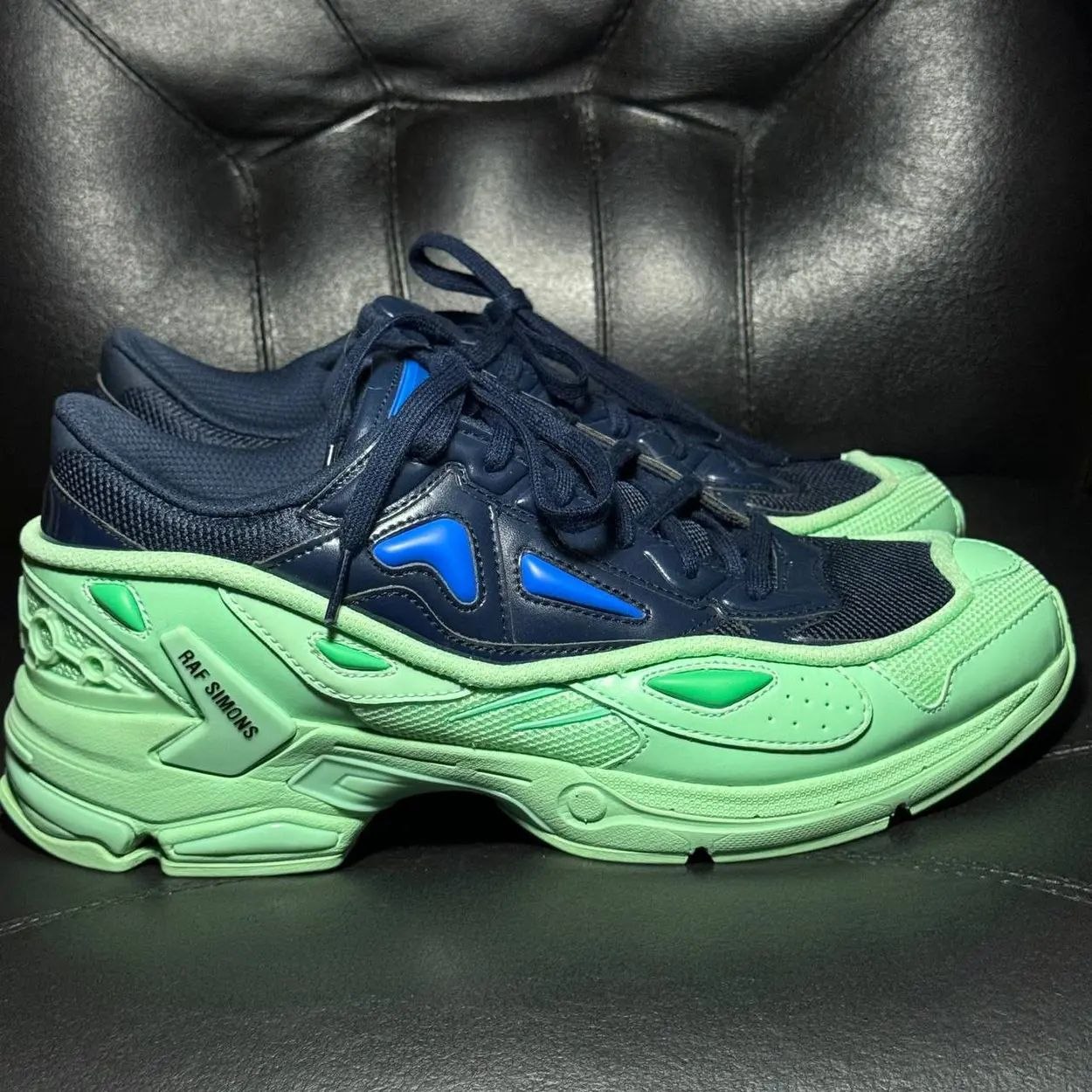 Кроссовки Raf Simons Ozweego Bunny Green Navy