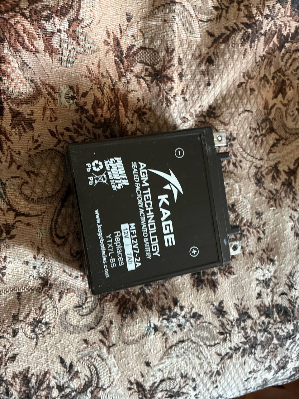 Аккумулятор KAGE MF12V7-2A (YTX7L-BS) 12V 7Ah