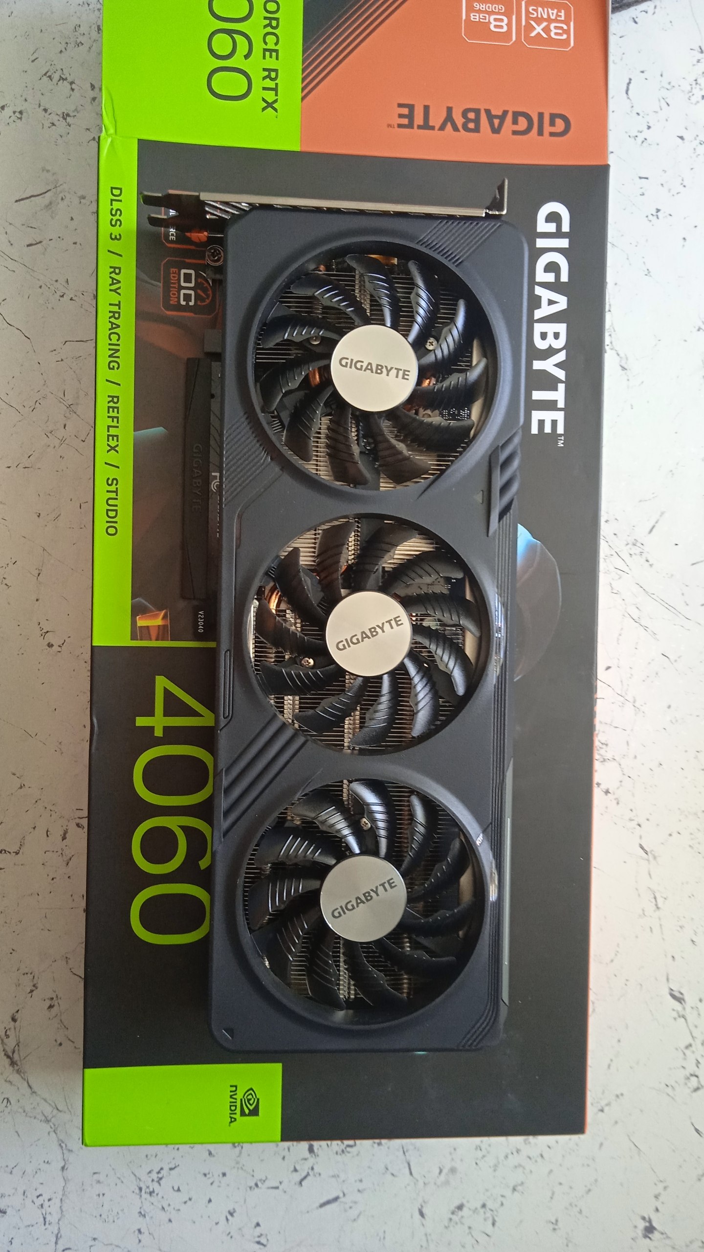 Видеокарта Gigabyte GeForce RTX 4060 Windforce OC 8GB