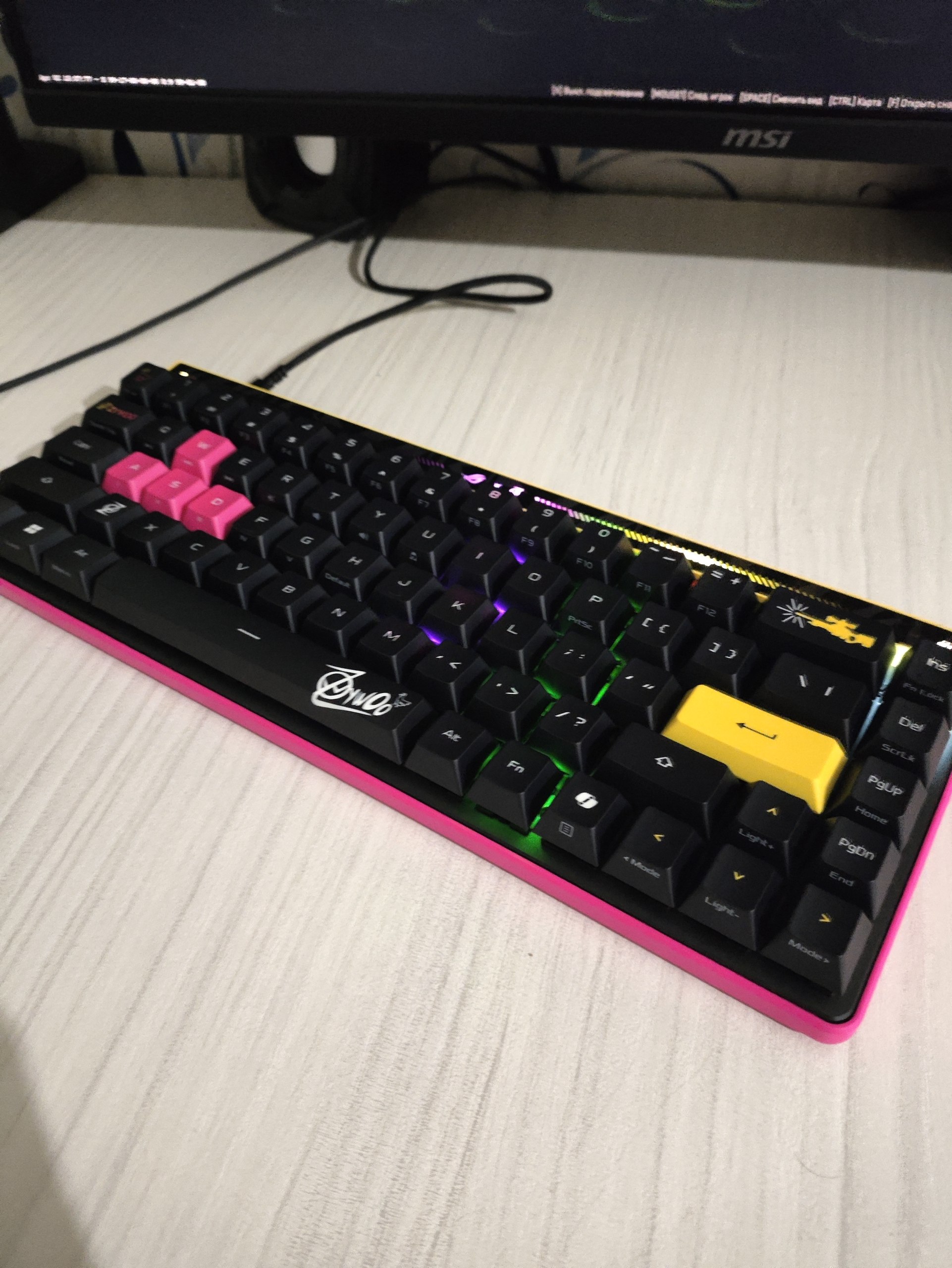 Механическая клавиатура ZUOYA GMK67 кастом