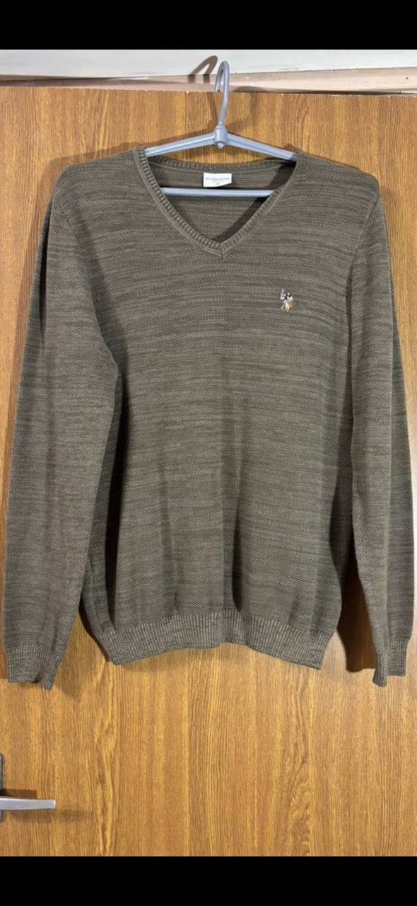 Джемпер U.S. Polo Assn. мужской оливковый