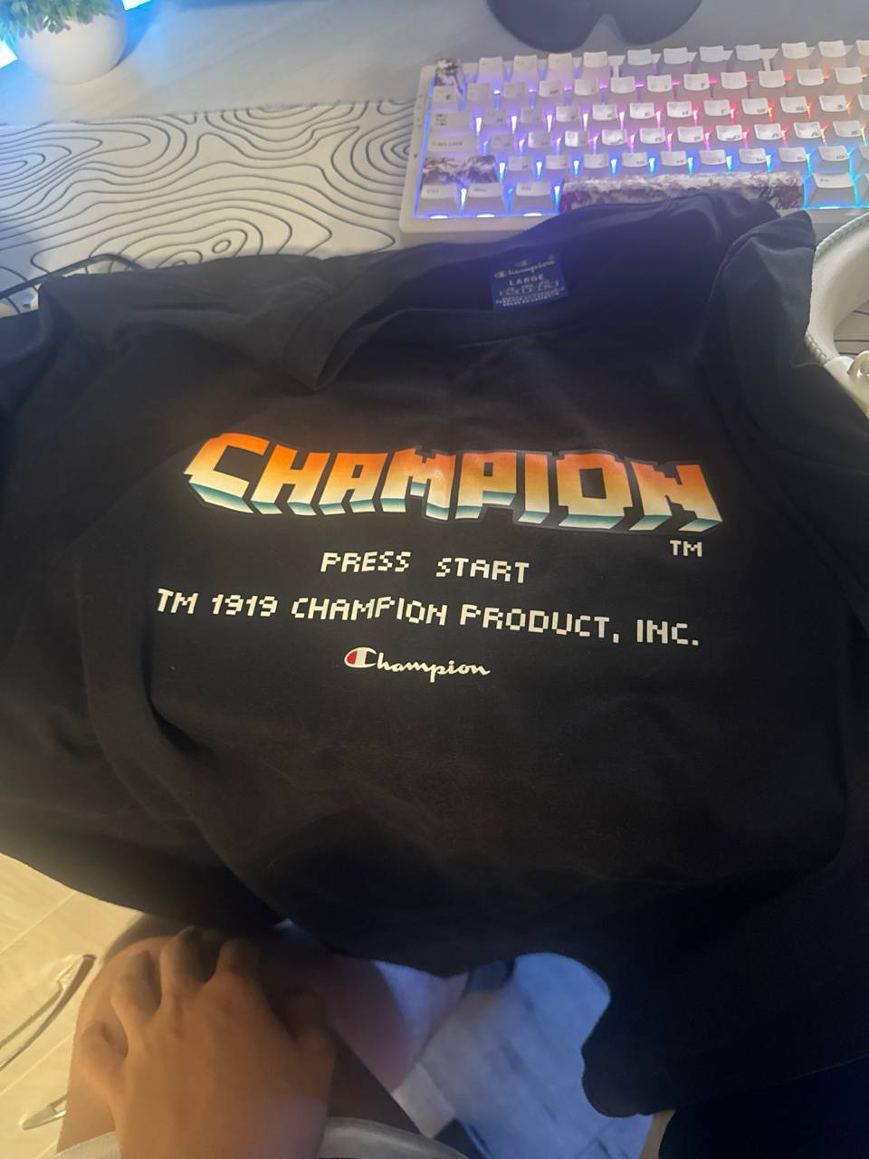 Футболка Champion Press Start черная